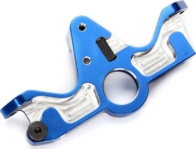 Motor mount, 6061-T6 aluminum (blue-anodized)