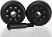 Wheels (2)/ axle (1) (for wheelie bar, #6978)