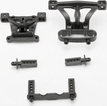 Body mounts, front & rear/ body mount posts, front & rear