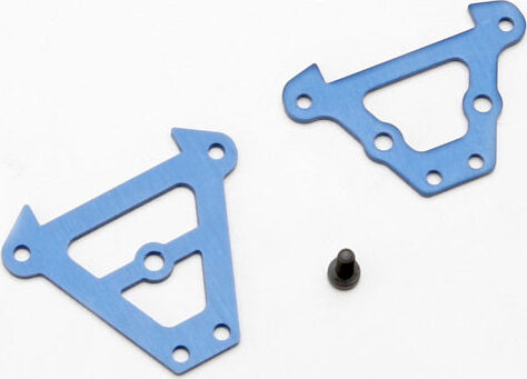 Bulkhead tie bars, front & rear (blue-anodized aluminum)/ 2.5x6 CS (1)