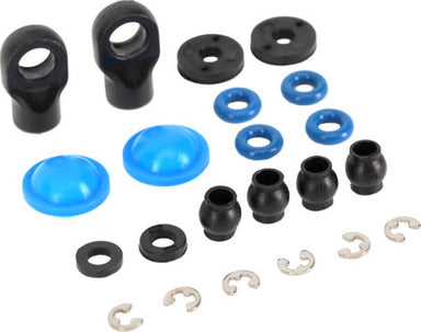 Rebuild kit, GTR composite shocks (x-rings, bladders, pistons, e-clips, shock rod ends, hollow balls) (renews 2 shocks)