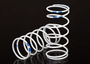 Spring, shock, white (GTR long) (0.892 rate blue) (1 pair)