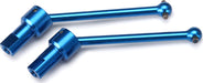 Driveshaft assembly, front & rear, 6061-T6 aluminum (blue-anodized) (2)