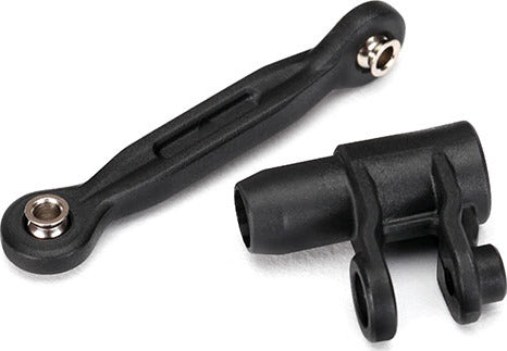 Servo horn, steering/ linkage, steering (46mm, assembled with pivot balls)