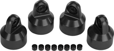 Shock caps, aluminum (hard-anodized, PTFE-coated), GTX shocks (4)/ spacers (8)