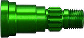 Stub axle, aluminum (green-anodized) (1) (use only with #7750X driveshaft)