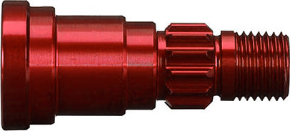 Stub axle, aluminum (red-anodized) (1) (use only with #7750X driveshaft)