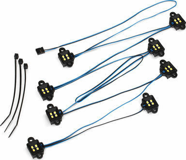 Led Light Set, Complete with Power Supply (Contains Headlights, Tail Lights, Side Marker Lights, and Distribution Block) (Fits #9111 Or 9112 Body)