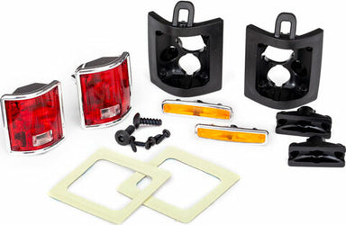 Tail Lights, Left and Right (Assembled)/ Tail Light Retainers, Left and Right/ Side Marker Lights (Assembled) (2)/ Side Marker Retainers (2)/ Mounting Tape (2)/ 1.6X5 Bcs (Self-Tapping) (4)/ 2.6X8 Bcs (2) (Fits #8130 Body)