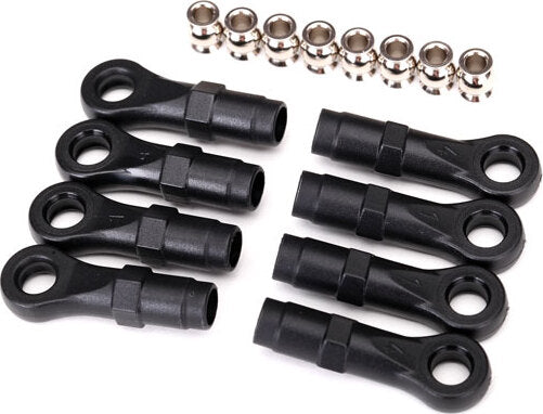 Rod ends, extended (standard (4), angled (4))/ hollow balls (8) (for use with TRX-4 Long Arm Lift Kit)