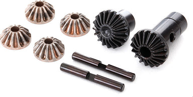 Gear set, differential (output gears (2), spider gears (4), spider gear shaft (2))