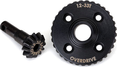 Ring gear, differential/ pinion gear, differential (overdrive, machined)