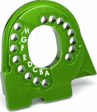 Motor Mount Plate, 6061-T6 Aluminum (green-Anodized)