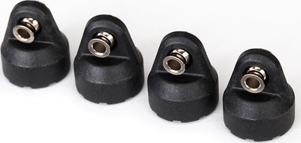 Shock caps (black) (4) (assembled with hollow balls)