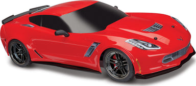 Body, Chevrolet Corvette Z06, red (painted, decals applied)