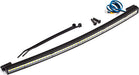 LED light bar, roof (curved, high-voltage) (52 white LEDs (single row), 202mm wide)