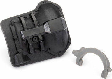 Differential Cover, TRX-6™ Rear (Black)/ T-lock Fork (grey)