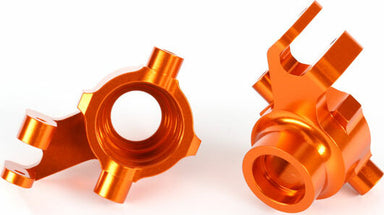 Steering Blocks, 6061-T6 Aluminum (Orange-Anodized), Left and Right