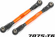 Toe Links, Front (TUBES Orange-Anodized, 7075-T6 Aluminum, Stronger Than Titanium) (88mm) (2)/ Rod Ends, Rear (4)/ Rod Ends, Front (4)/ Aluminum Wrench (1)