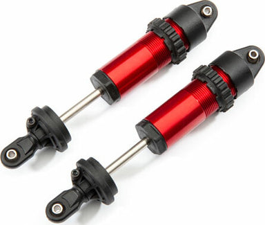 Shocks, Gt-Maxx®, Aluminum (Red-Anodized) (Fully Assembled W/O Springs) (2)