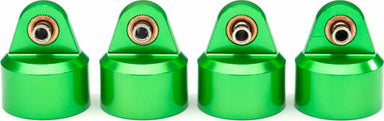 Shock Caps, Aluminum (green-Anodized), GT-Maxx® Shocks (4)