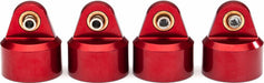 Shock Caps, Aluminum (Red-Anodized), GT-Maxx® Shocks (4)