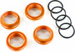 Spring Retainer (adjuster), Orange-Anodized Aluminum, GT-Maxx® Shocks (4) (assembled with O-ring)