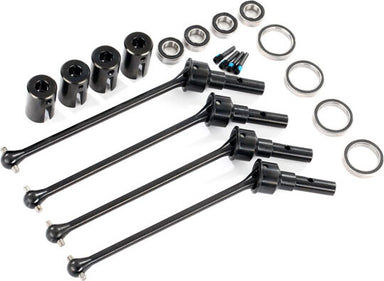 Driveshafts, steel constant-velocity (assembled), front or rear (4) (for use with #8995 WideMaxx® suspension kit) (requires #8654 series 17mm splined wheel hubs and #7758 series 17mm nuts for a complete set)