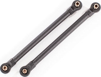 Toe links, 119.8mm (108.6mm center to center) (black) (2) (for use with #8995 WideMaxx® suspension kit)