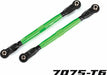 Toe Links, Front (TUBES Green-Anodized, 7075-T6 Aluminum, Stronger Than Titanium) (2) (for Use with #8995 WideMaxx® Suspension Kit)