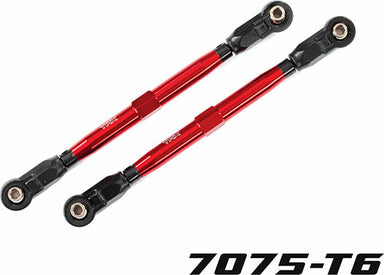 Toe Links, Front (TUBES Red-Anodized, 7075-T6 Aluminum, Stronger Than Titanium) (2) (for Use with #8995 WideMaxx® Suspension Kit)