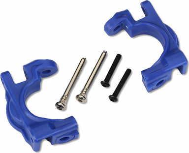 Caster Blocks (C-Hubs), Extreme Heavy Duty, Blue (Left and Right)/ 3X32Mm Hinge Pins (2)/ 3X20Mm Bcs (2) (For Use with #9080 Upgrade Kit)