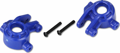 Steering Blocks, Extreme Heavy Duty, Blue (Left and Right)/ 3X20Mm Bcs (2) (For Use with #9080 Upgrade Kit)
