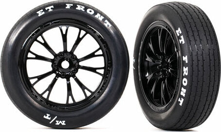 Tires and Wheels, Assembled, Glued (Weld Gloss Black Wheels, Mickey Thompson® Et Front® Tires, Foam Inserts) (2)