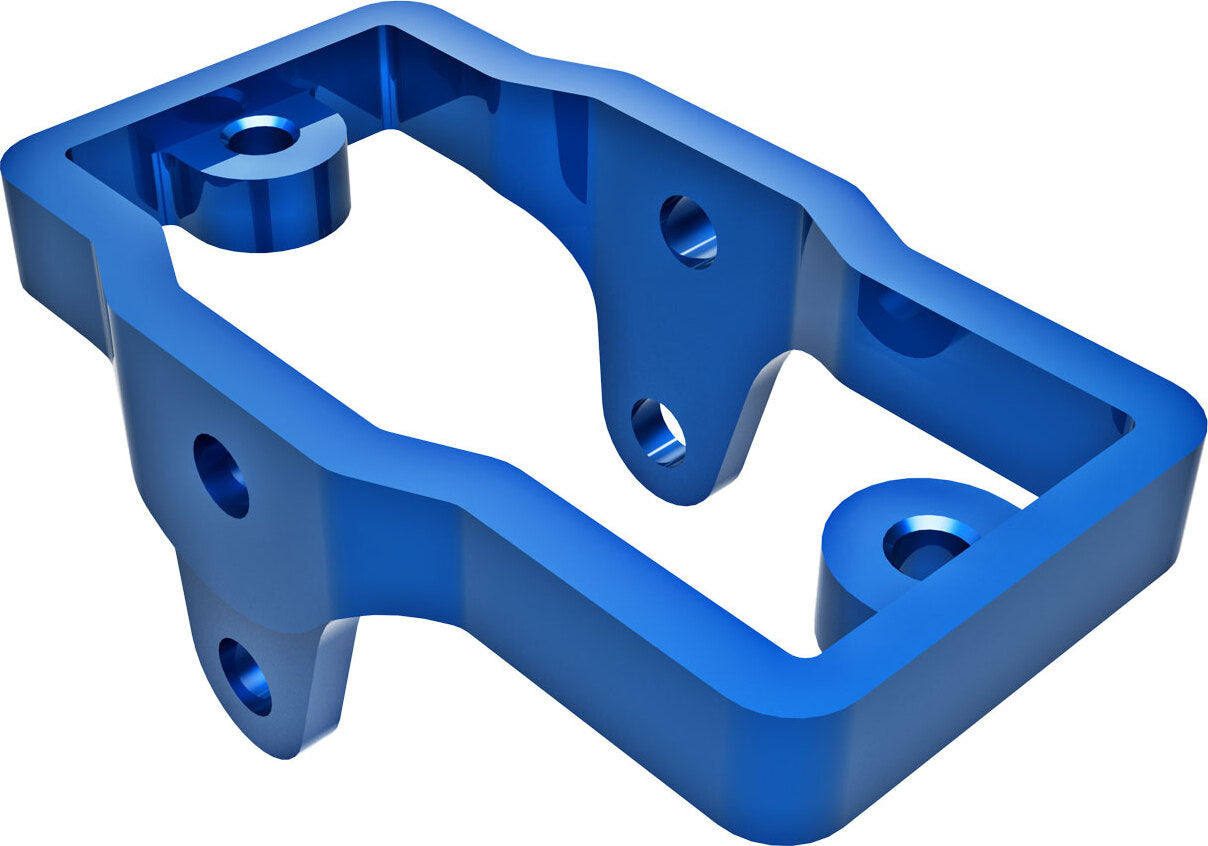 Servo mount, 6061-T6 aluminum (blue-anodized)