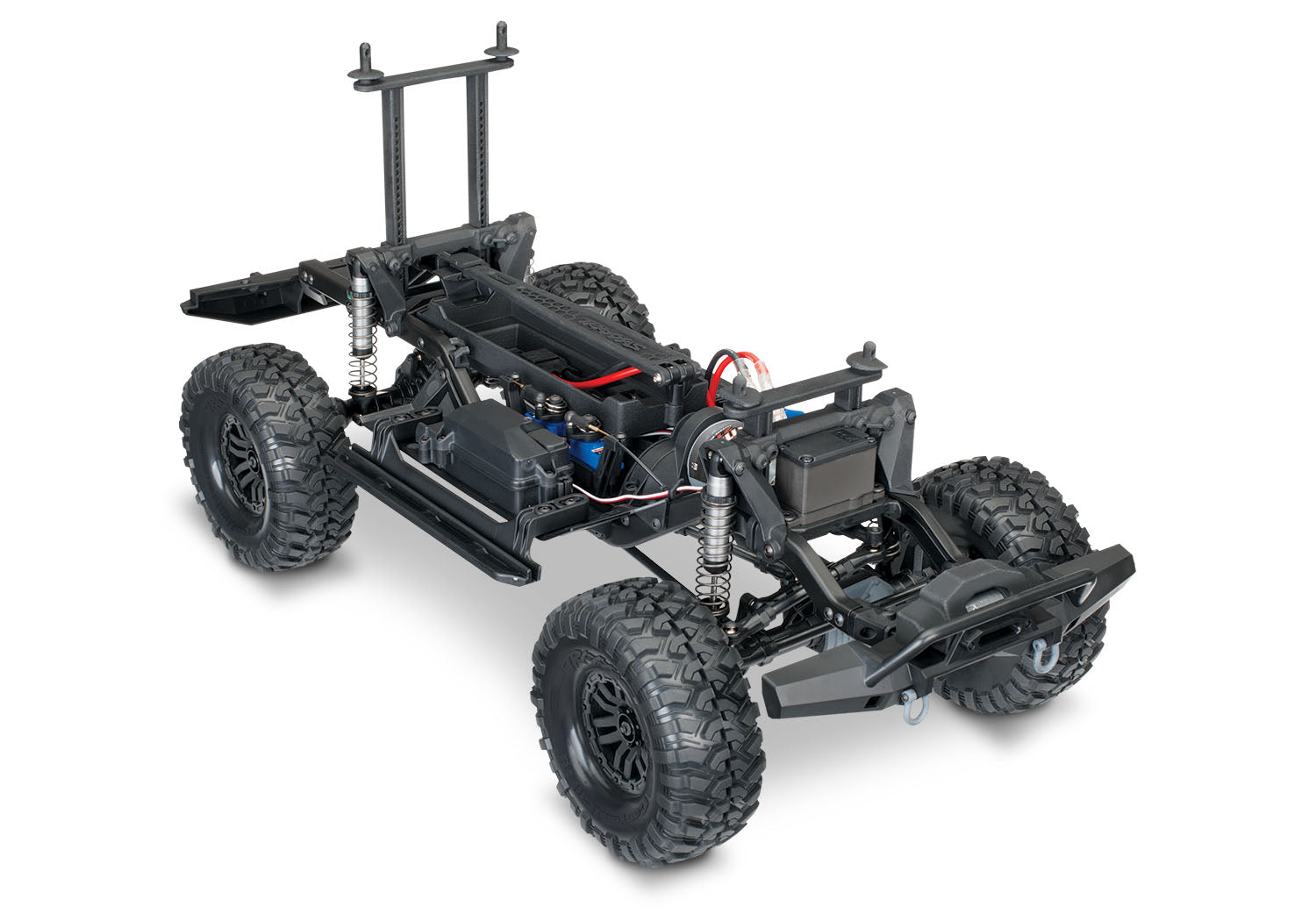 Silver TRX-4® Scale and Trail® Crawler with Land Rover® Defender® Body: 4WD Electric Trail Truck with TQi™ Traxxas Link™ Enabled 2.4GHz Radio System