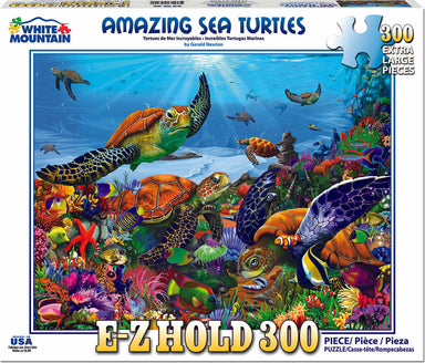 Amazing Sea Turtles - 300 Piece - White Mountain Puzzles