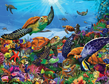 Amazing Sea Turtles - 300 Piece - White Mountain Puzzles