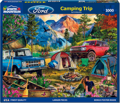 Camping Trip - 1000 Piece - White Mountain Puzzles