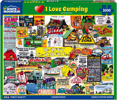 Happy Campers - 1000 Piece - White Mountain Puzzles