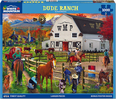 Dude Ranch - 1000 Piece Jigsaw Puzzle