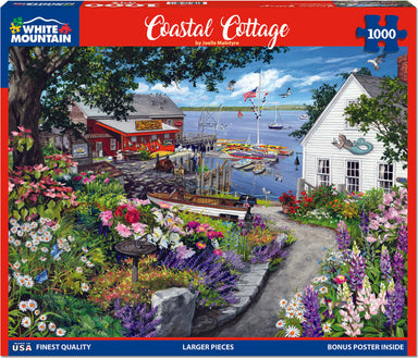 Coastal Cottage - 1000 Piece Jigsaw Puzzle