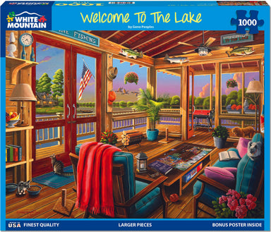 Welcome To The Lake - 1000 Piece Jigsaw Puzzle