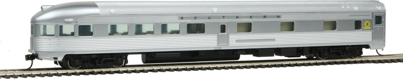 HO Scale - 85' Budd Observation - Ready To Run - Southern Railway (silver)