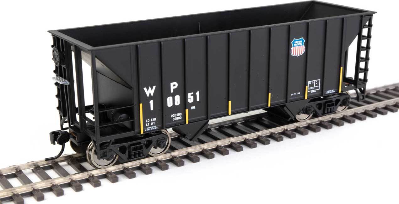 34' 100-Ton 2-Bay Hopper - Ready to Run - Union Pacific® WP™ #10951