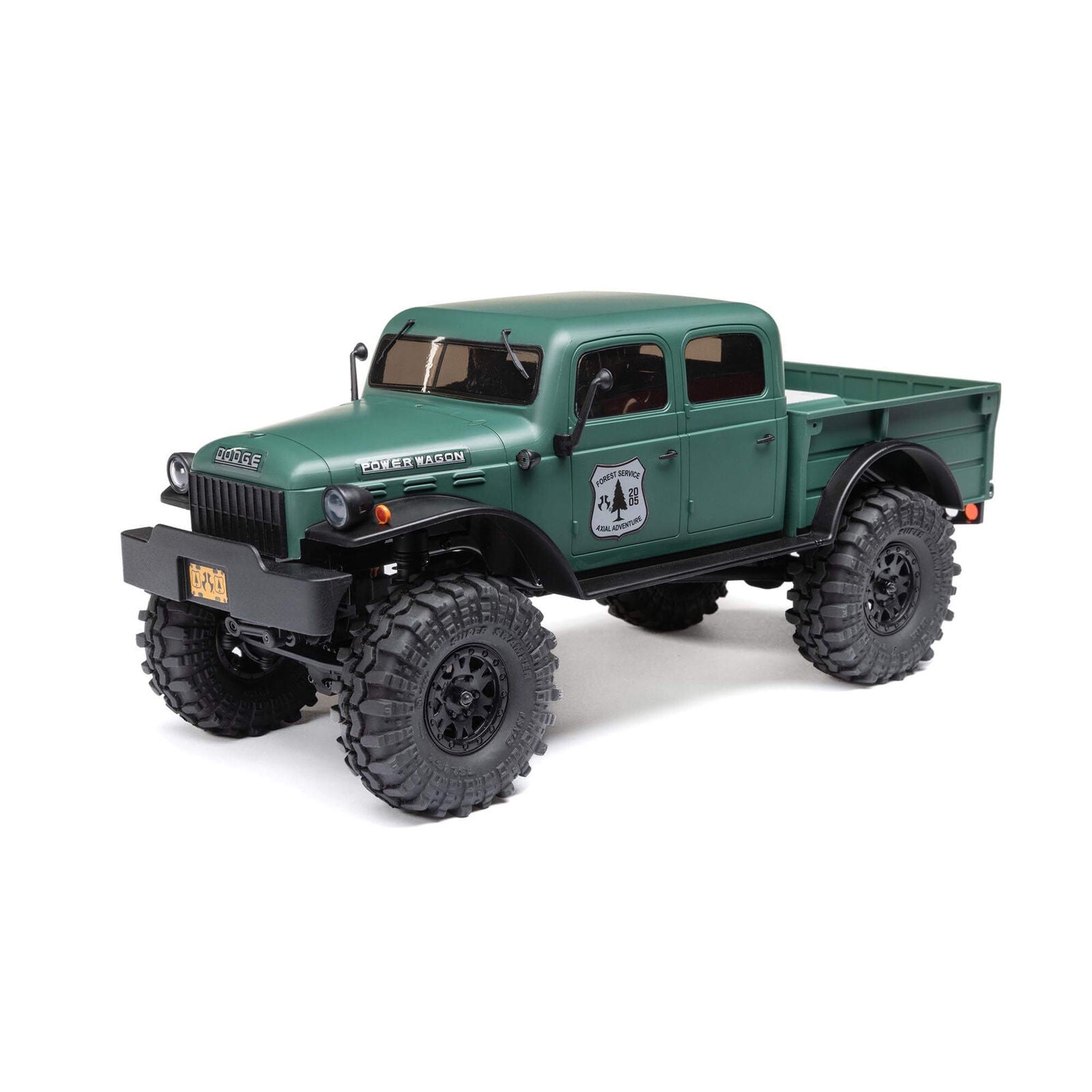 AXI00007T2	 SCX24 40's 4 Door Dodge Power Wagon, Green: 1/24 4WD-RTR Rock Crawler Brushed RTR