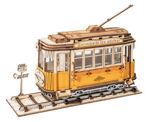 Classic 3D Wood Puzzles; Tramcar